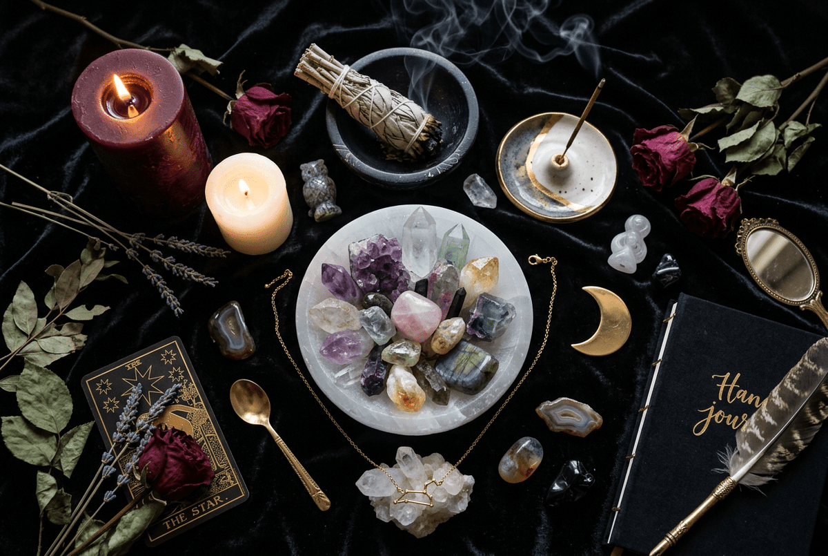 How to Build Your First Crystal Altar at Home - Lunora Bloom