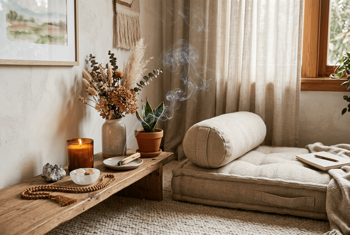 How to Set Up a Meditation Space at Home - Lunora Bloom