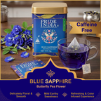 Blue Sapphire Butterfly Pea Bliss Tea – Color-Changing Herbal Tea