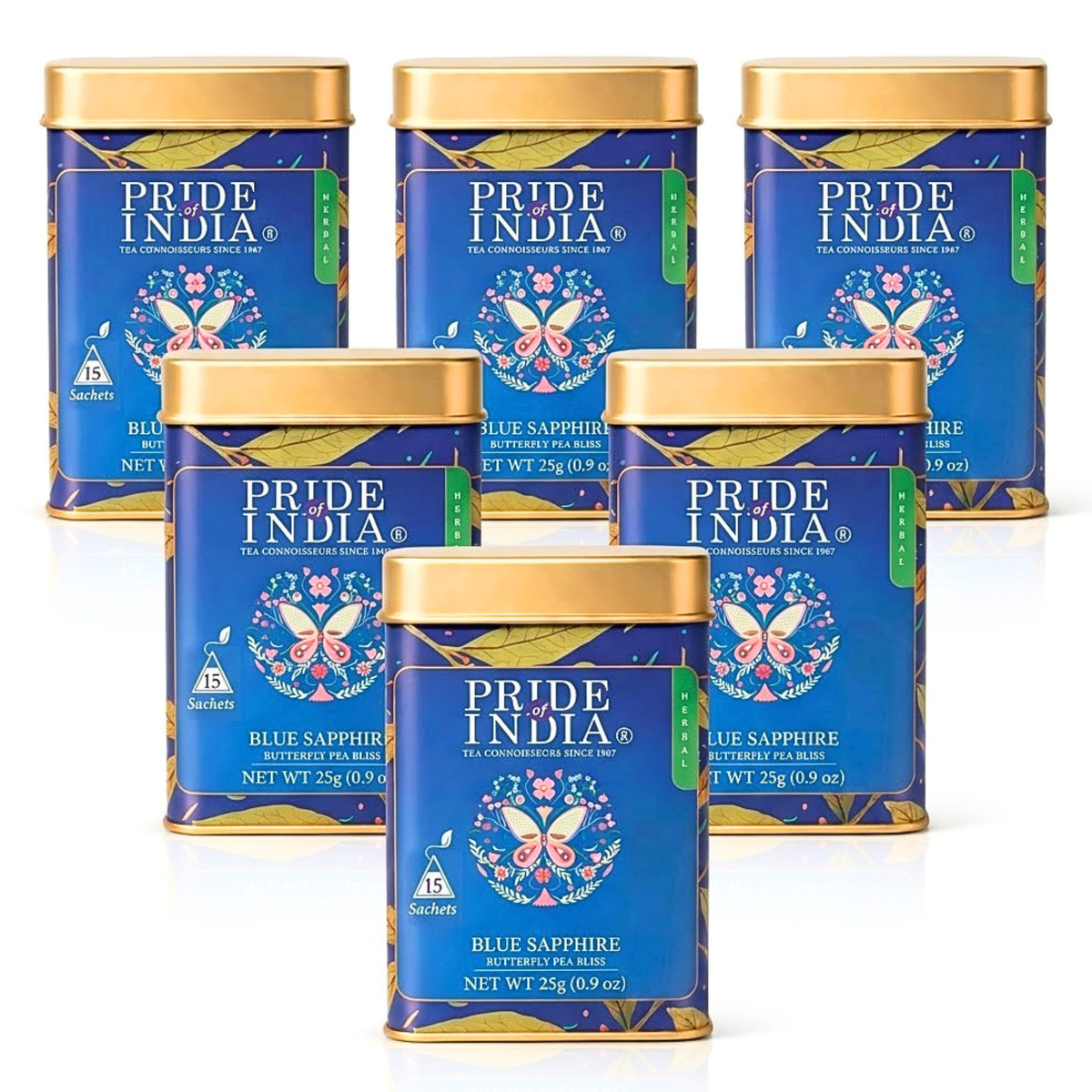 Blue Sapphire Butterfly Pea Bliss Tea – Color-Changing Herbal Tea