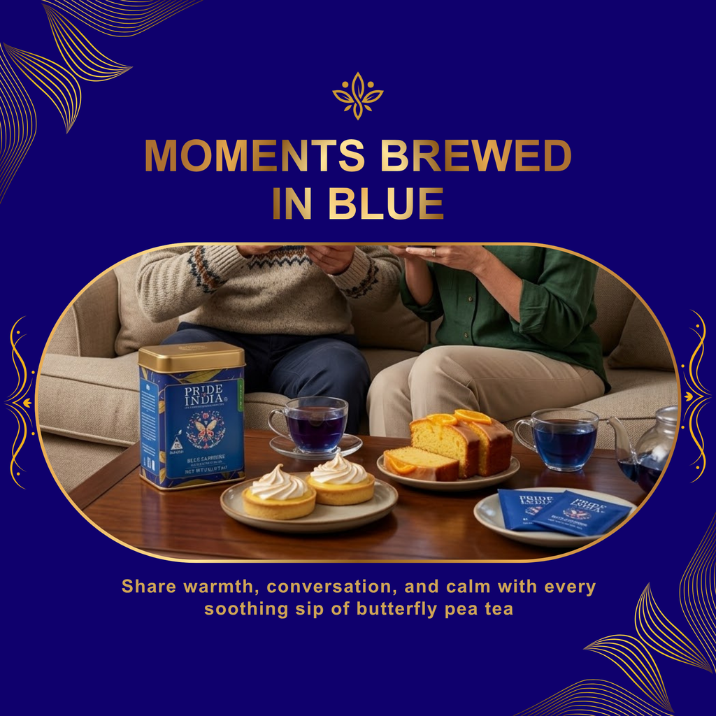 Blue Sapphire Butterfly Pea Bliss Tea – Color-Changing Herbal Tea
