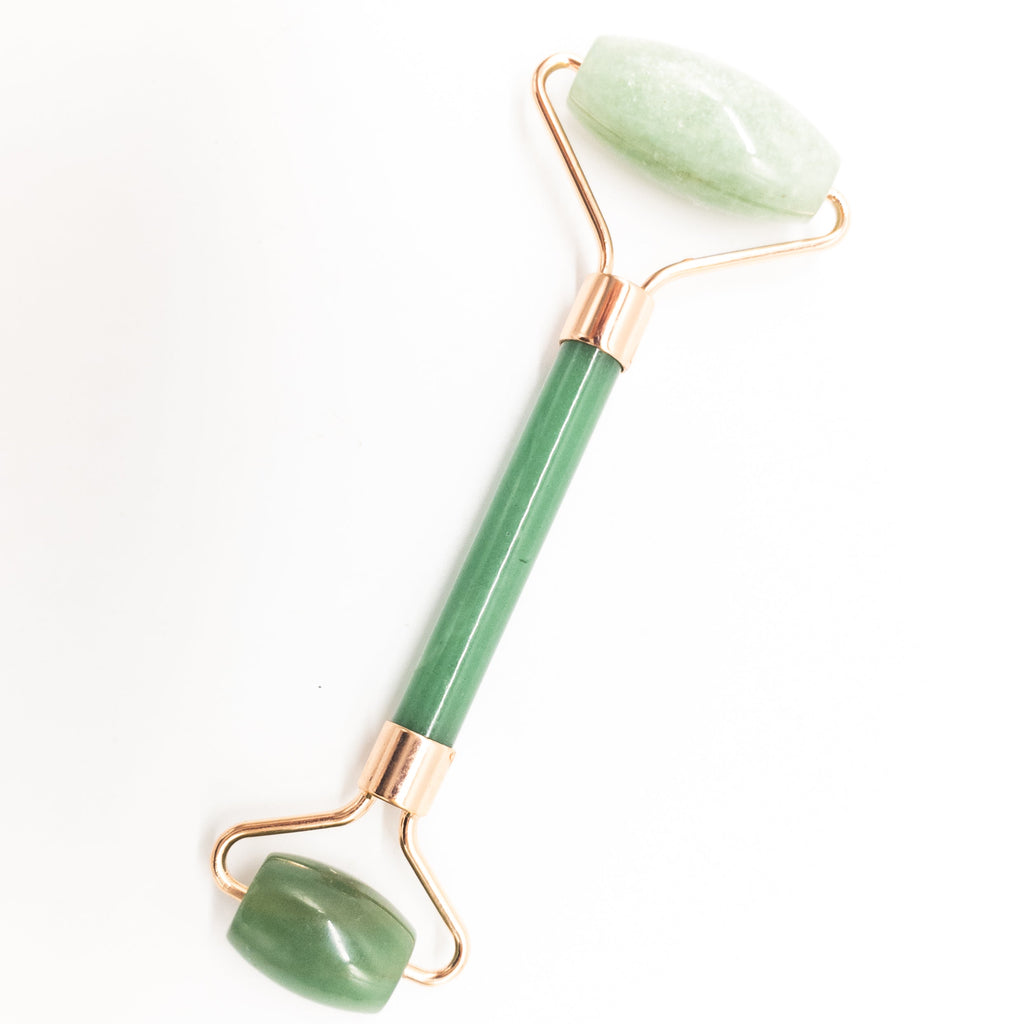 Copper & Crystal Face Roller – Facial Massager for Glow & Lymphatic Drainage