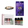 Pursonic Aromatherapy Bliss Bundle: Lava Stone Bracelet + Blended Essential Oils