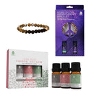 Pursonic Aromatherapy Bliss Bundle: Lava Stone Bracelet + Blended Essential Oils