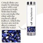 My Balance's High-Quality Borosilicate Glass Bottle – Lapis Lazuli