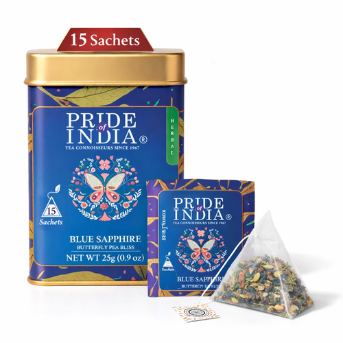 Blue Sapphire Butterfly Pea Bliss Tea – Color-Changing Herbal Tea - Lunora Bloom lunorabloom#