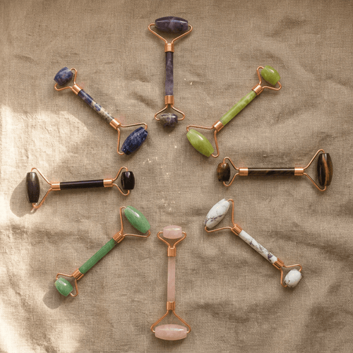 Crystal Face Rollers – Warm Background