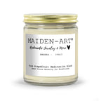 Pink Grapefruit Meditation Candle – Uplifting Aromatherapy Soy Candle
