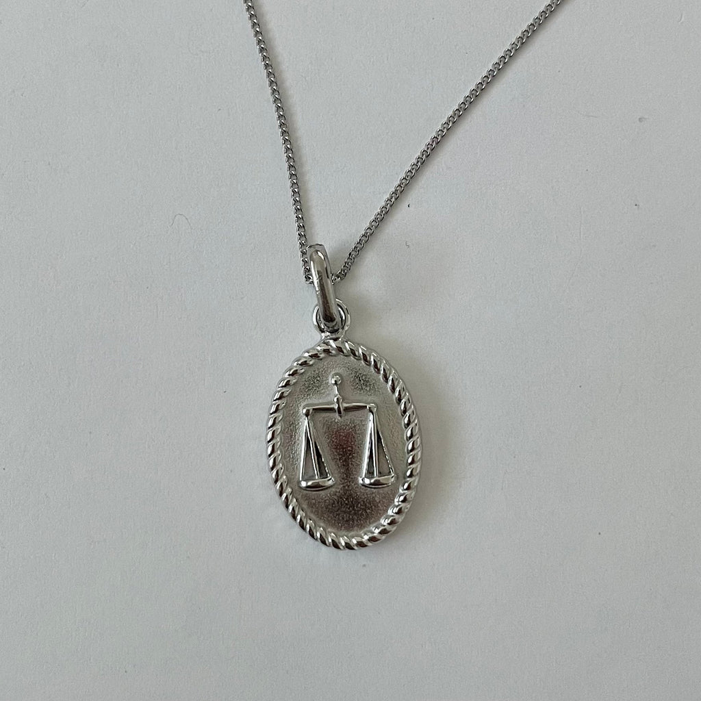 Zodiac Necklace – Silver | Personalized Star Sign Jewelry