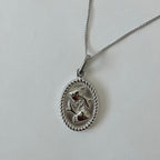 Zodiac Necklace – Silver | Personalized Star Sign Jewelry